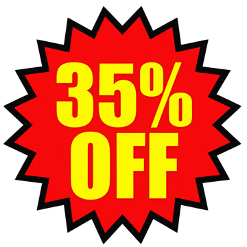 35% de desconto